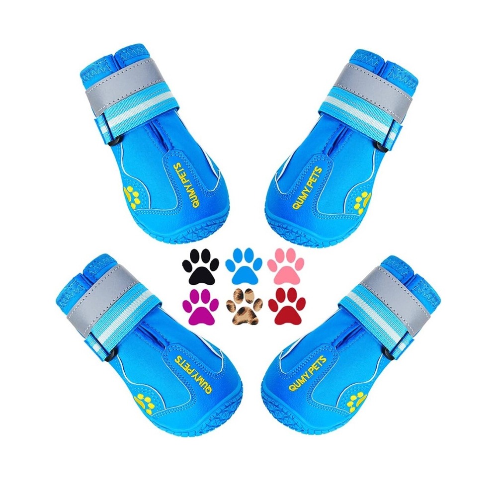 QUMY Dog Shoes Large Medium Boots & Paw Protectors Waterproof Winter Summer 3
